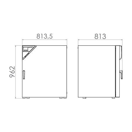 Binder ED 260 - стерилизатор горячим воздухом, 255 л